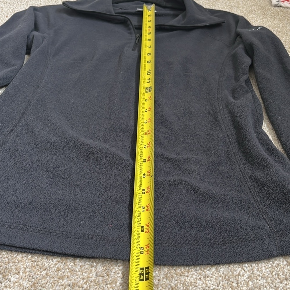 Columbia quarter zip pullover fleece woman’s XS black - Picture 6 of 7